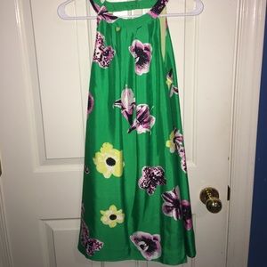 Green jcrew dress